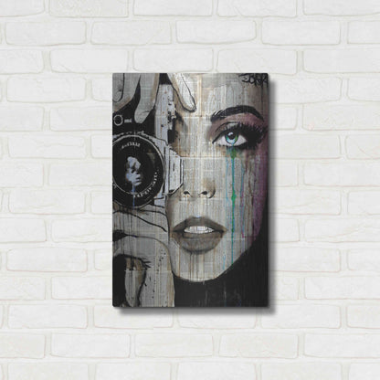 Luxe Metal Art 'Zoom' by Loui Jover, Metal Wall Art,16x24