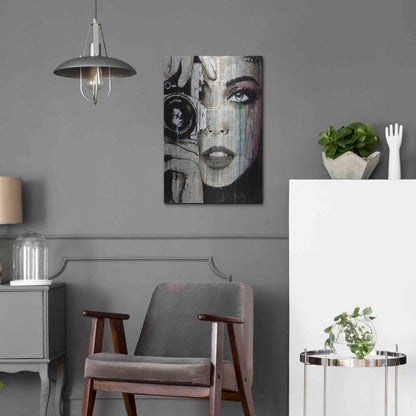 Luxe Metal Art 'Zoom' by Loui Jover, Metal Wall Art,16x24