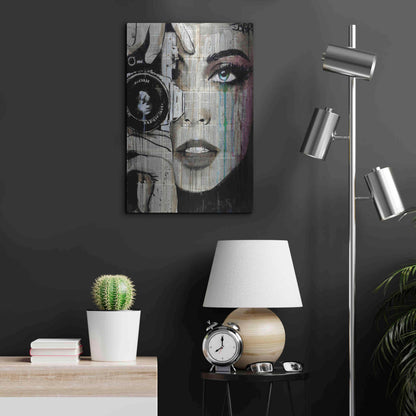 Luxe Metal Art 'Zoom' by Loui Jover, Metal Wall Art,16x24