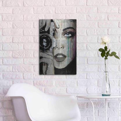 Luxe Metal Art 'Zoom' by Loui Jover, Metal Wall Art,16x24