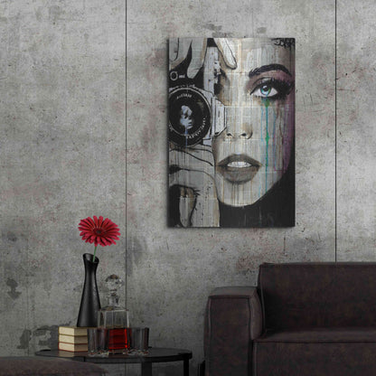 Luxe Metal Art 'Zoom' by Loui Jover, Metal Wall Art,24x36