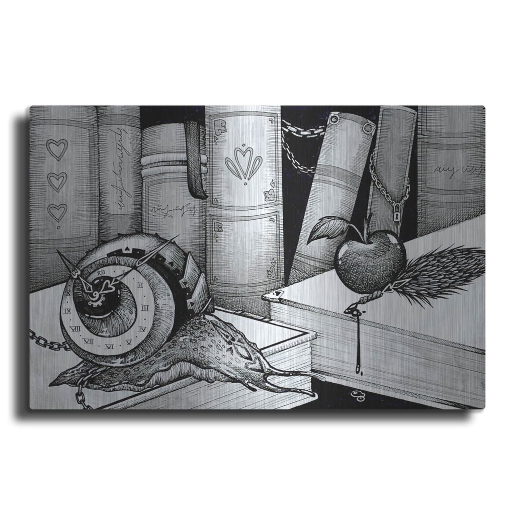'The Timekeeper' by Avery Multer – Metal Wall Art