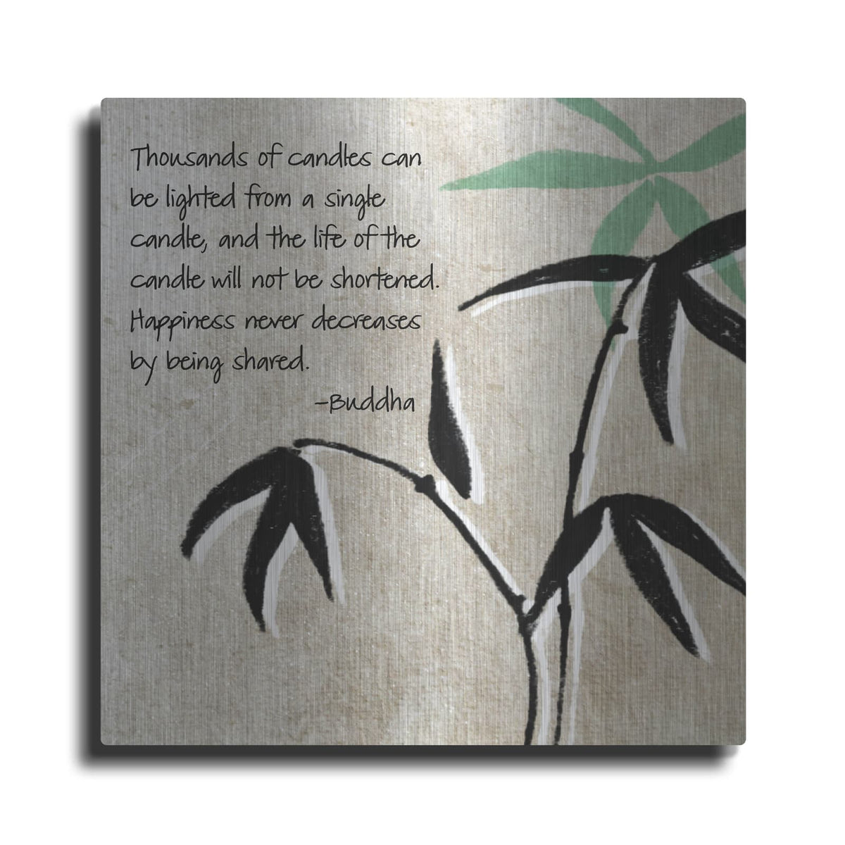 'Happiness' by Linda Woods – Metal Wall Art