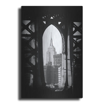 Luxe Metal Art 'New York 2' by Carina Okula, Metal Wall Art