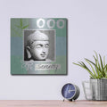 'Serenity' by Linda Woods – Metal Wall Art, 12x12 room view