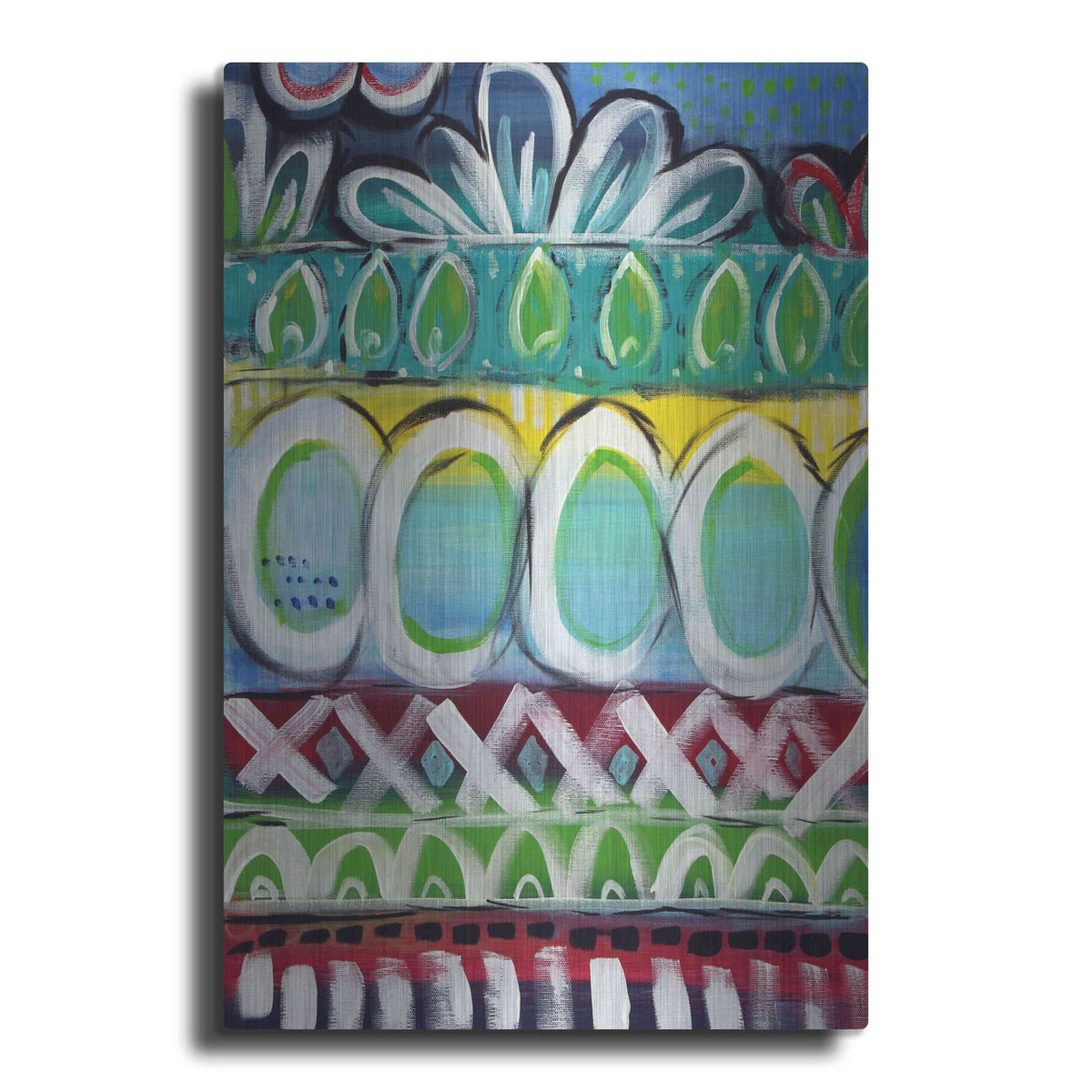 'Fiesta I' by Linda Woods – Metal Wall Art