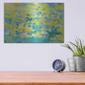 'And They Were All Yellow' by Cassandra Gillens – Metal Wall Art, 16x12 room view