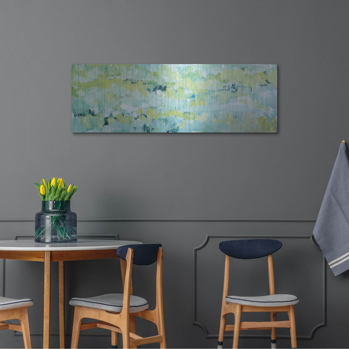 'Except In Spring' by Cassandra Gillens – Metal Wall Art, 48x16 room view