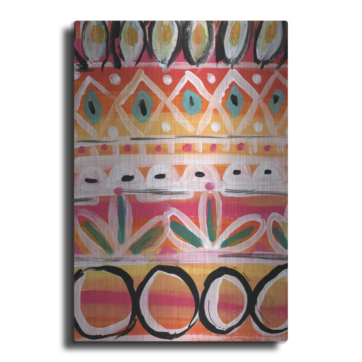 'Fiesta V' by Linda Woods – Metal Wall Art