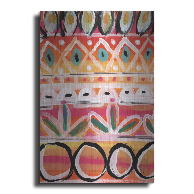 'Fiesta V' by Linda Woods – Metal Wall Art