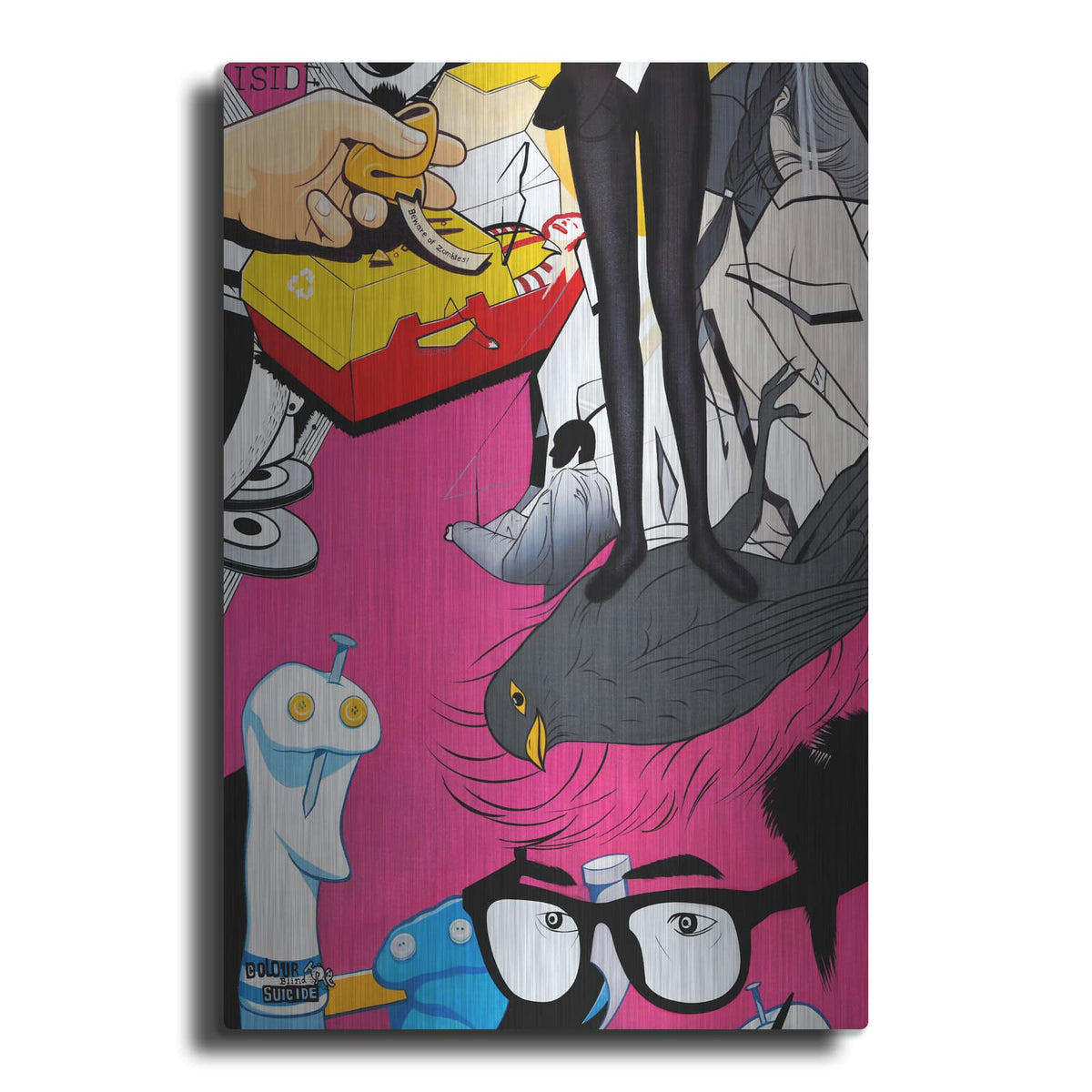 'She'S Got The Look' by Colourblind – Metal Wall Art