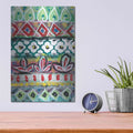 'Pattern Painting II' by Linda Woods – Metal Wall Art, 12x16 room view