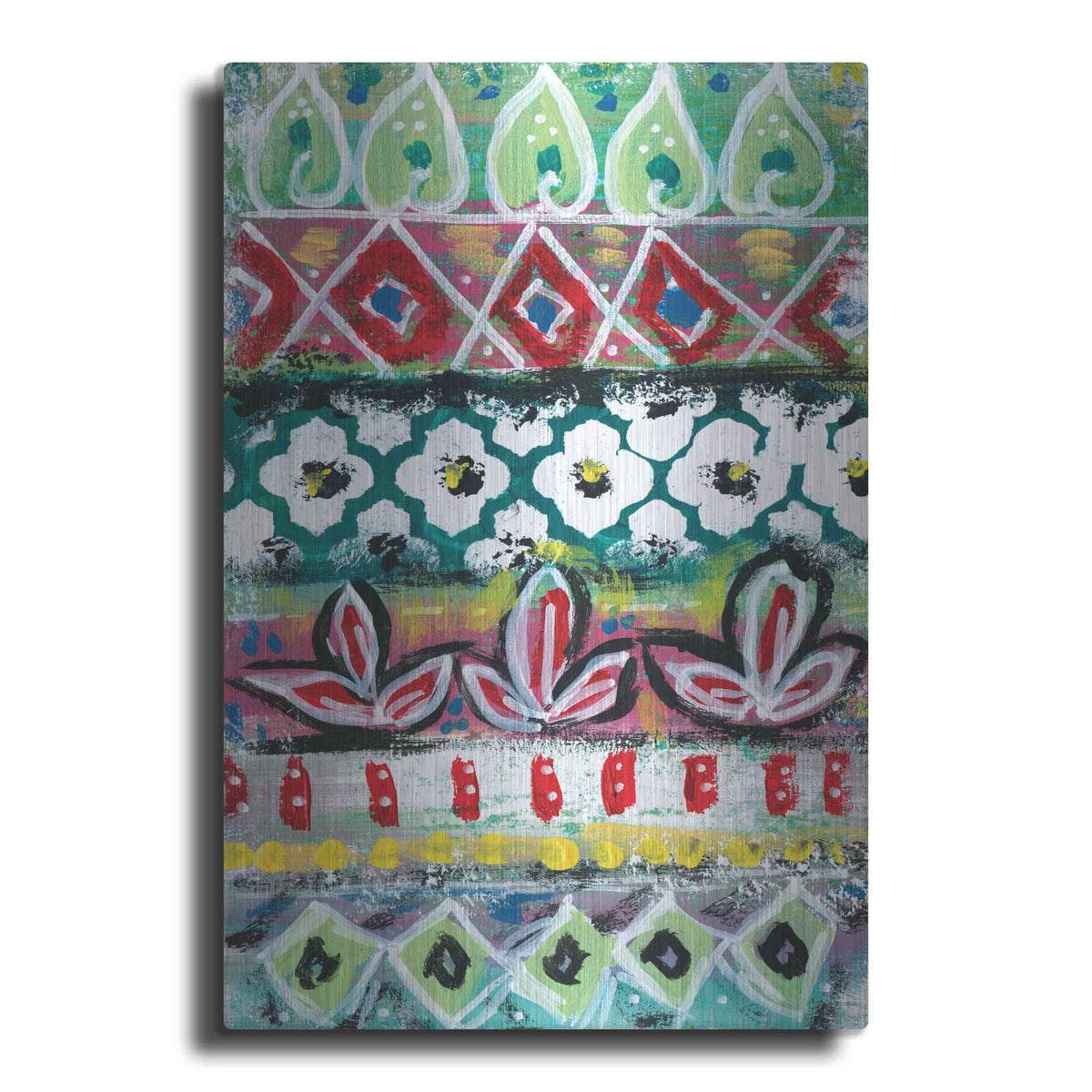 'Pattern Painting II' by Linda Woods – Metal Wall Art
