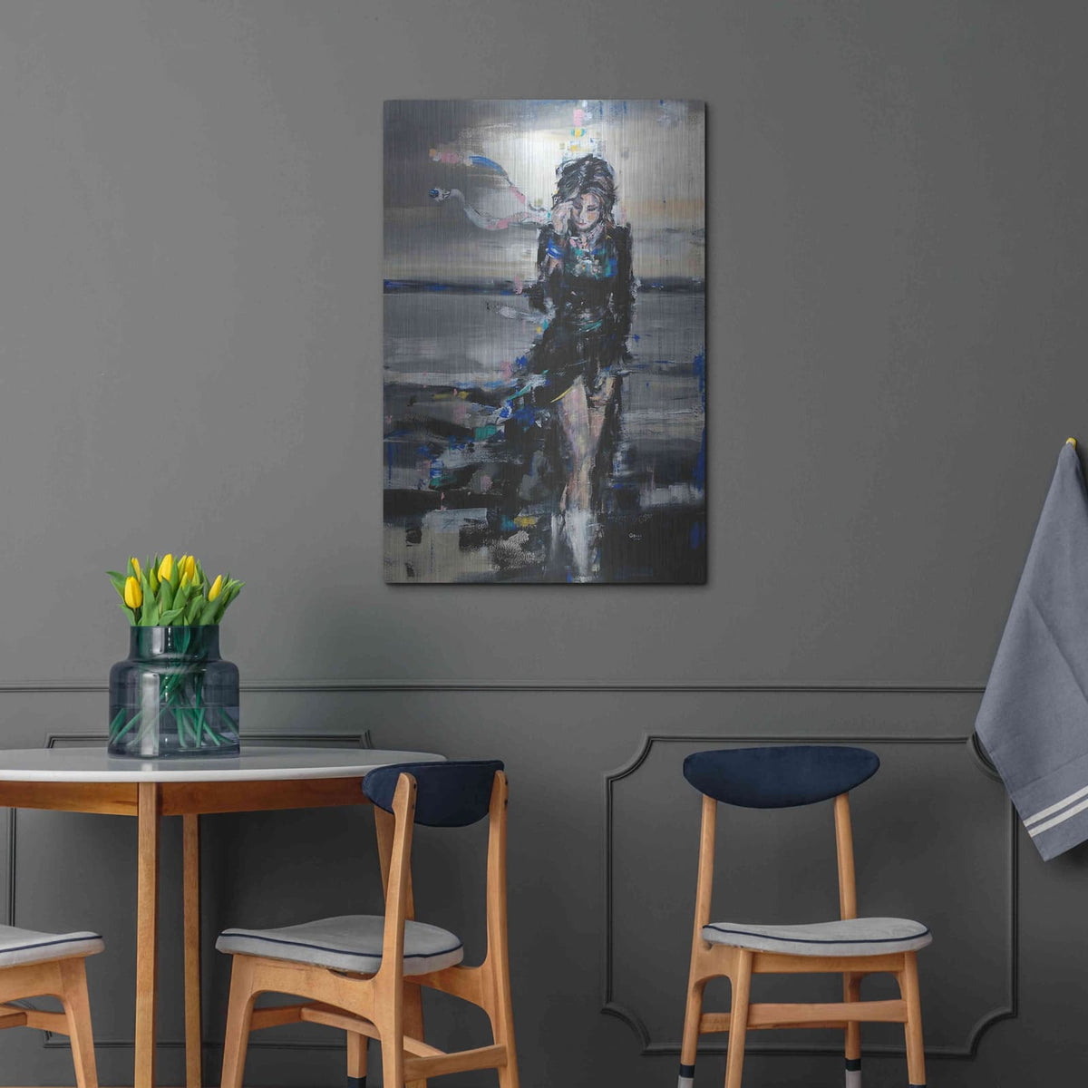'Lost In The Winds' by Oscar Alvarez Pardo – Metal Wall Art, 24x36 room view