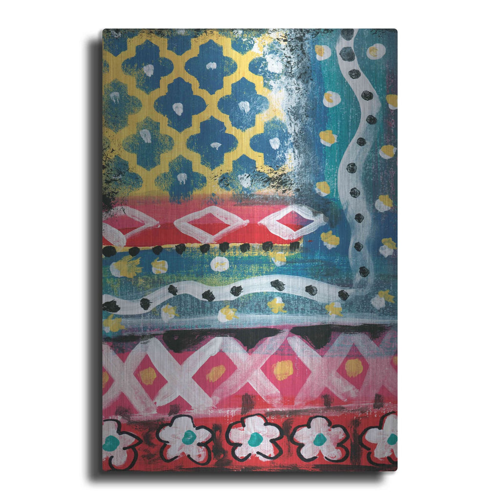 'Pattern Painting IV' by Linda Woods – Metal Wall Art