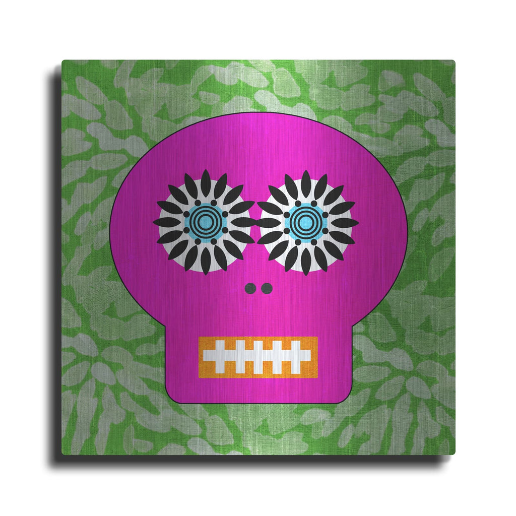 'Day Of The Dead II' by Linda Woods – Metal Wall Art