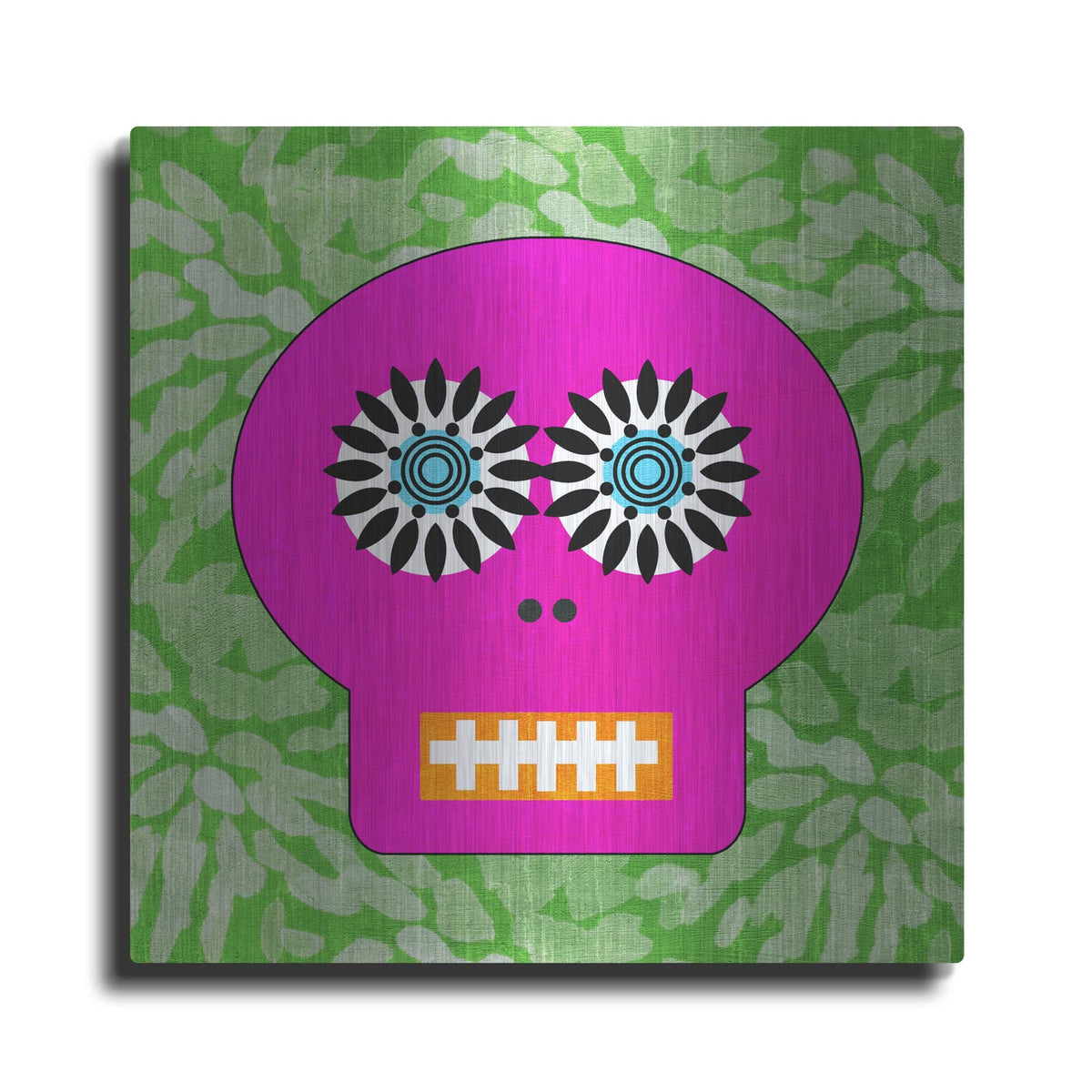 'Day Of The Dead II' by Linda Woods – Metal Wall Art