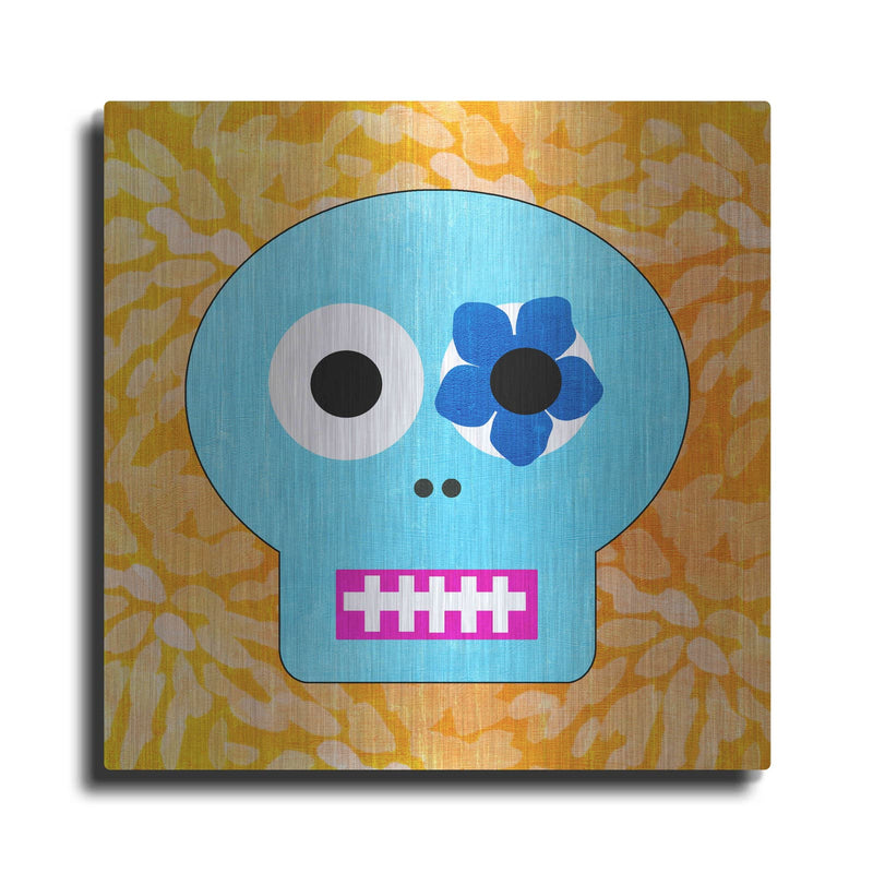 'Day Of The Dead III' by Linda Woods – Metal Wall Art