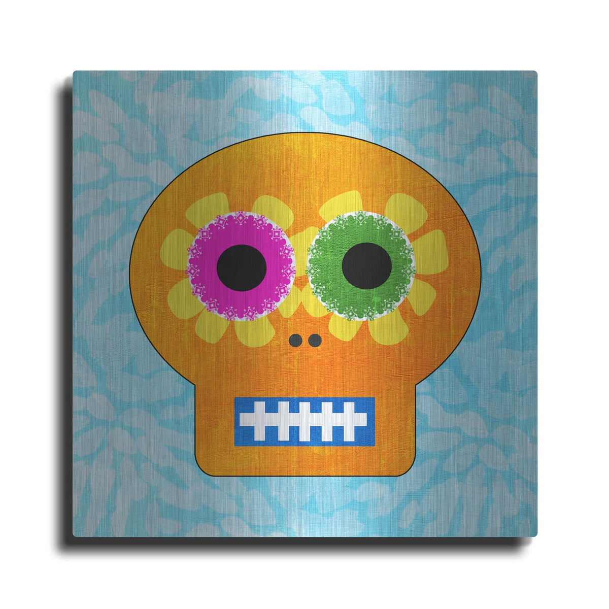 'Day Of The Dead IV' by Linda Woods – Metal Wall Art