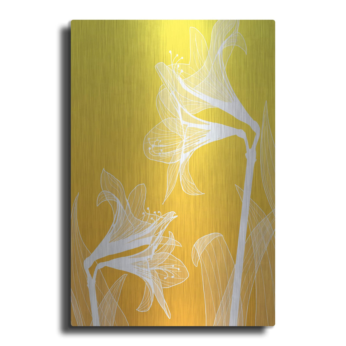 'Floral 3' by GraphINC – Metal Wall Art