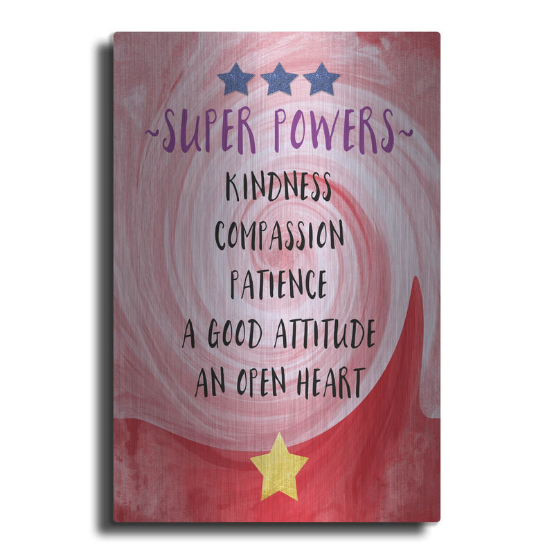'Super Powers' by Linda Woods – Metal Wall Art