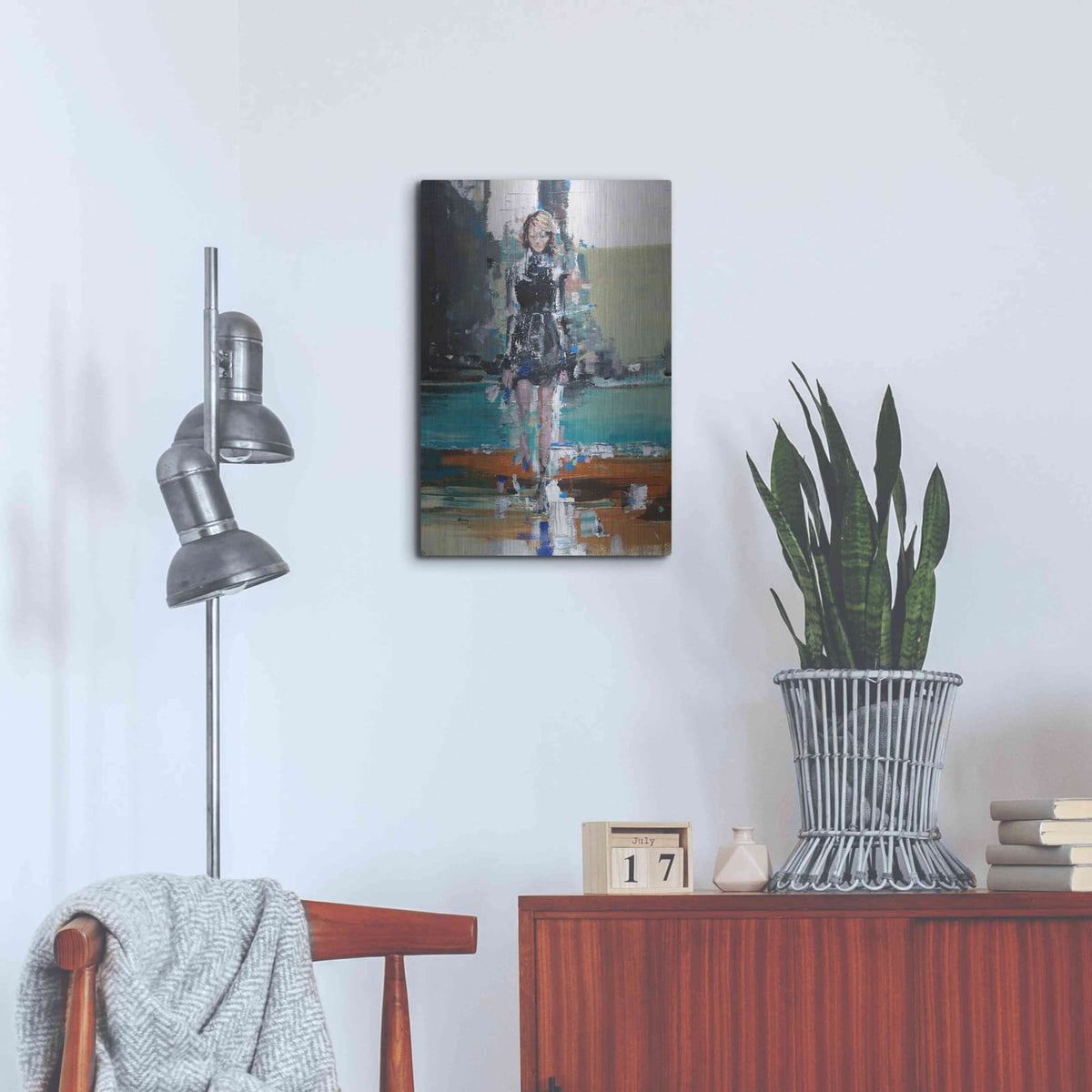 '5 PM' by Oscar Alvarez Pardo – Metal Wall Art, 16x24 room view