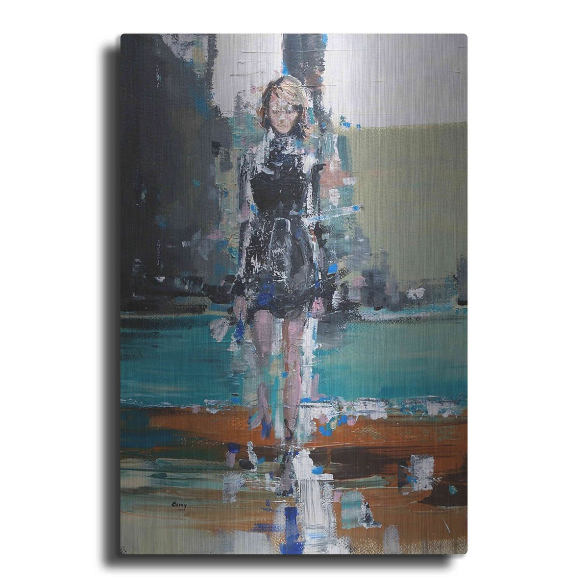 '5 PM' by Oscar Alvarez Pardo – Metal Wall Art