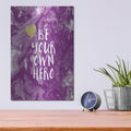 'Be Your Own Hero' by Linda Woods – Metal Wall Art, 12x16 room view