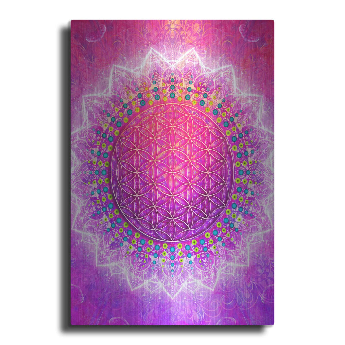 'Flower Of Life' by Cameron Gray – Metal Wall Art