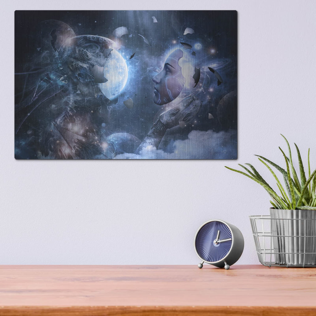 'Introspection' by Cameron Gray – Metal Wall Art, 16x12 room view