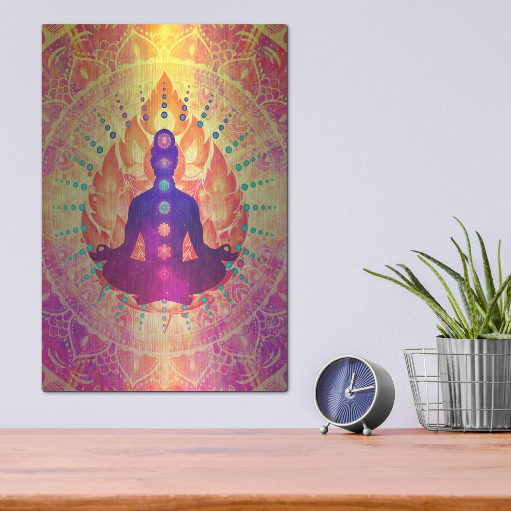 'Sunrise Meditation' by Cameron Gray – Metal Wall Art, 12x16 room view