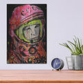 'Neon Starman' by Loui Jover – Metal Wall Art, 12x16 room view