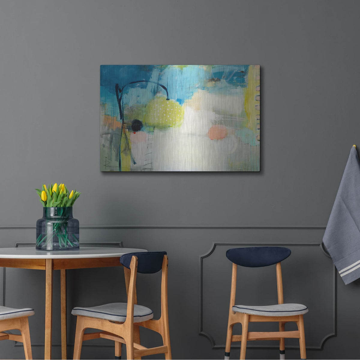 'Green Summer' by Ira Ivanova – Metal Wall Art, 36x24 room view