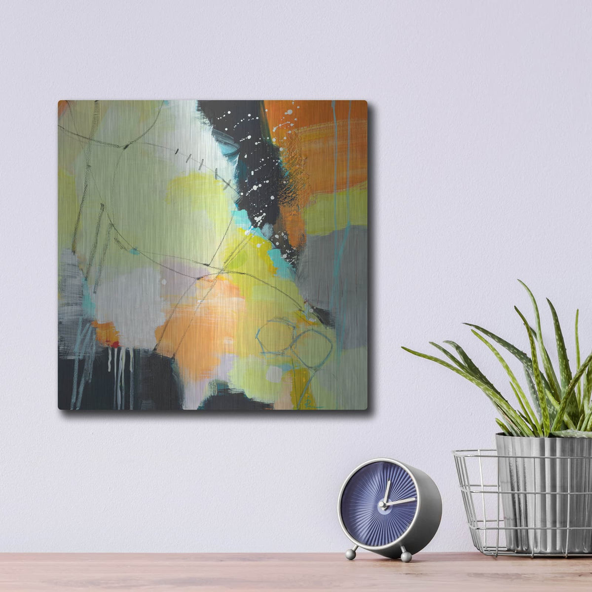 'Inspire 2' by Ira Ivanova – Metal Wall Art, 12x12 room view