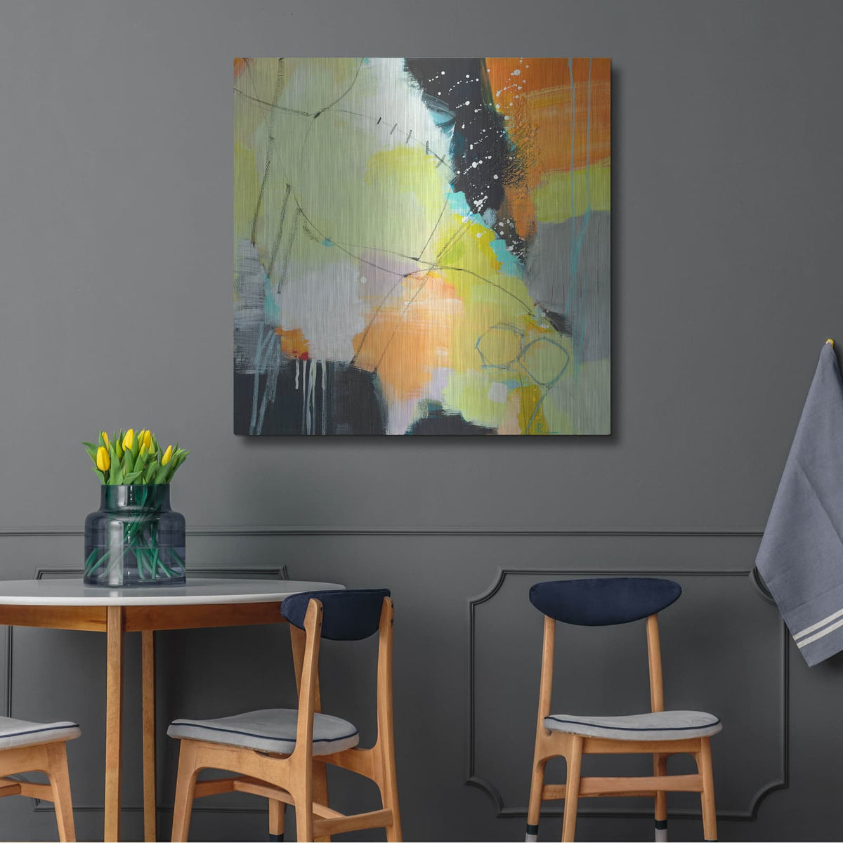 'Inspire 2' by Ira Ivanova – Metal Wall Art, 36x36 room view