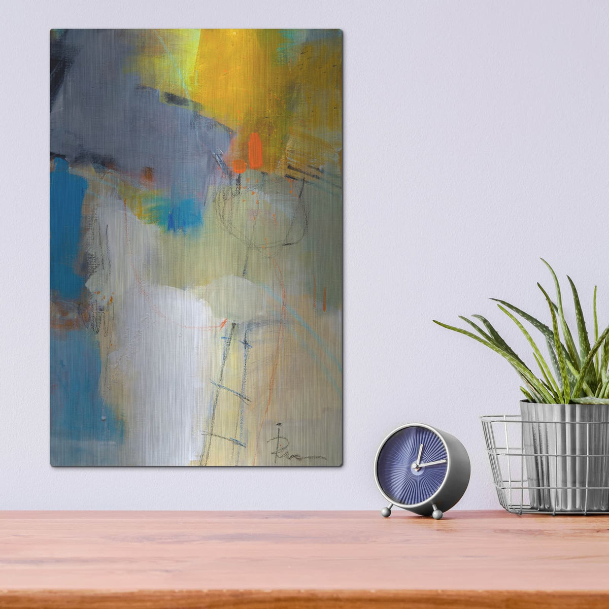 'New Lock I' by Ira Ivanova – Metal Wall Art, 12x16 room view