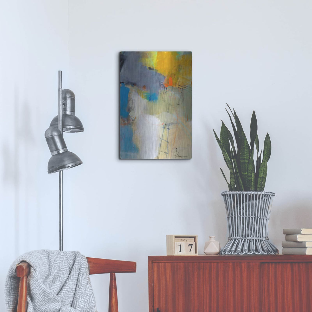 'New Lock I' by Ira Ivanova – Metal Wall Art, 16x24 room view