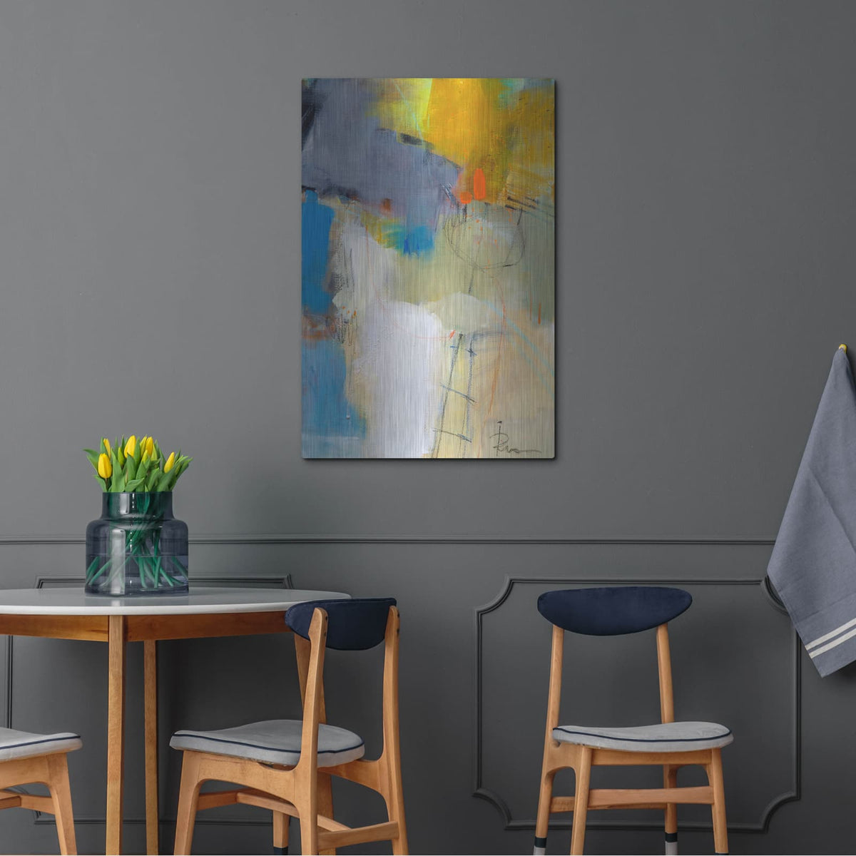 'New Lock I' by Ira Ivanova – Metal Wall Art, 24x36 room view