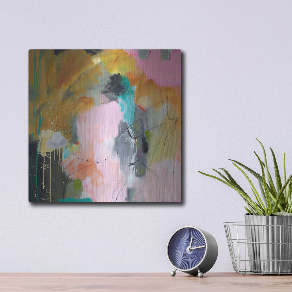 'Suggestion 32' by Ira Ivanova – Metal Wall Art, 12x12 room view