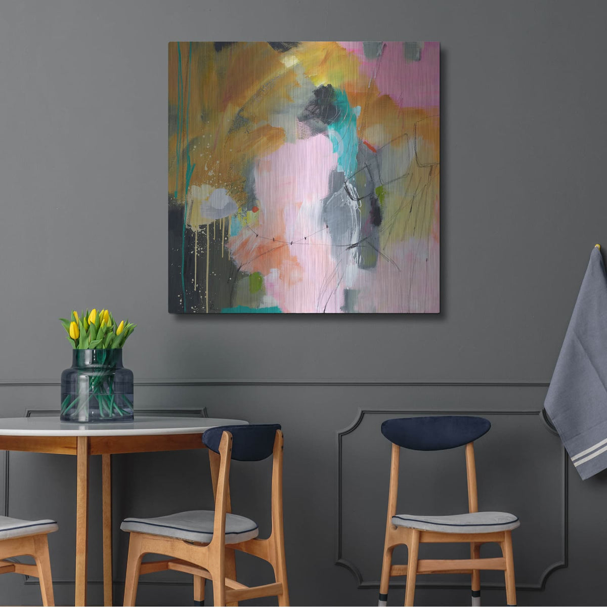 'Suggestion 32' by Ira Ivanova – Metal Wall Art, 36x36 room view
