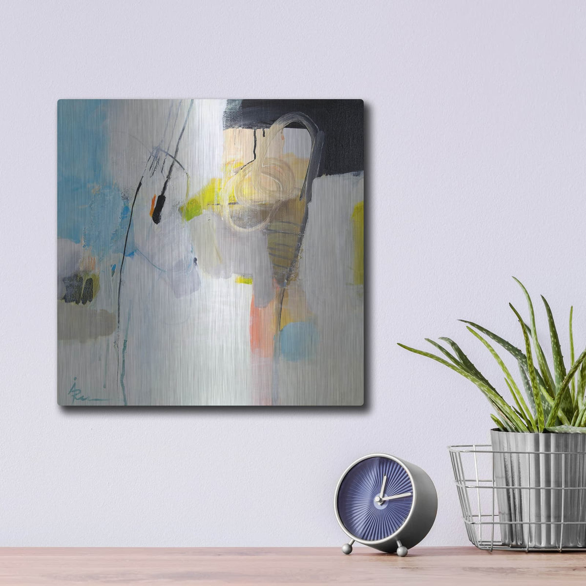 'Untitled 23' by Ira Ivanova – Metal Wall Art, 12x12 room view