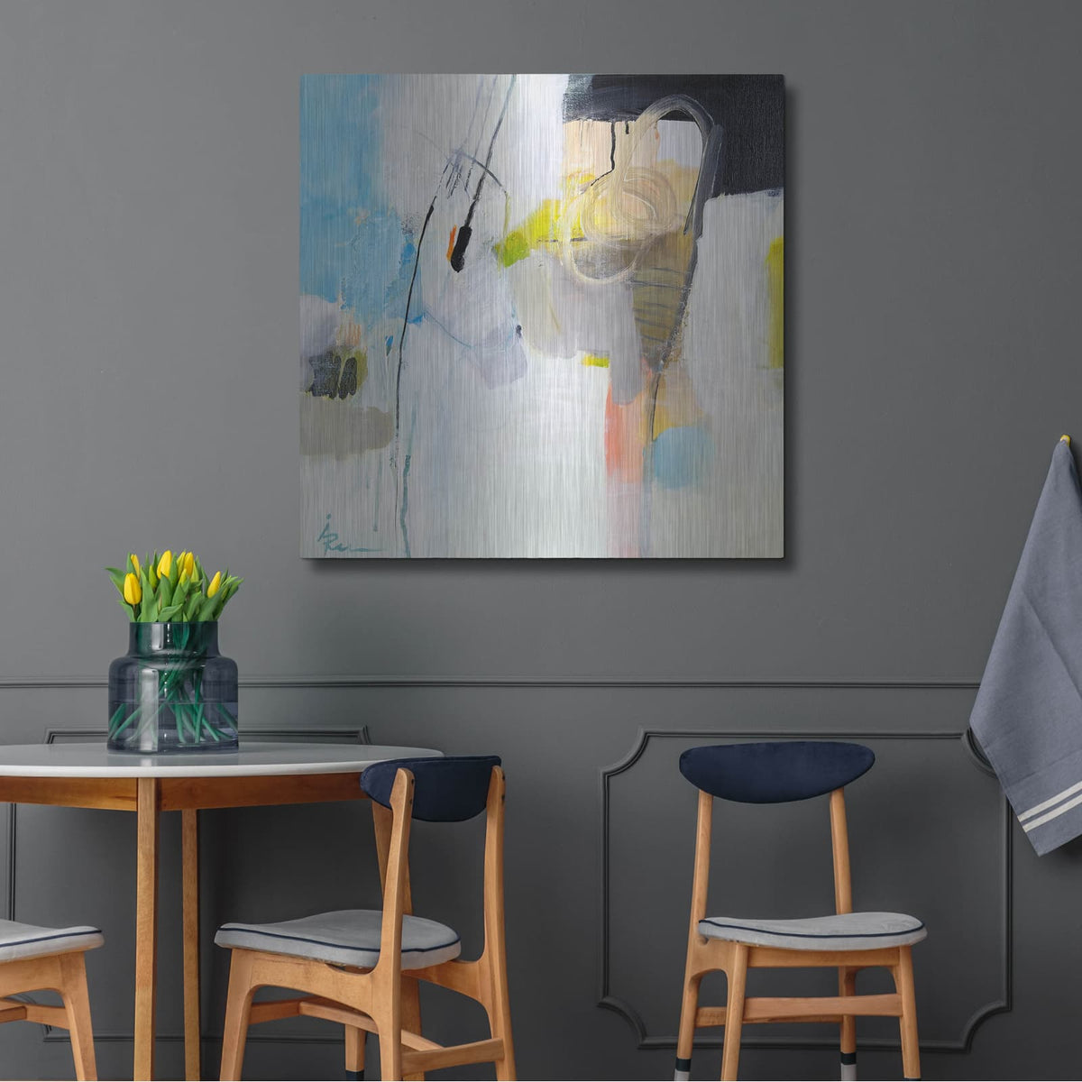 'Untitled 23' by Ira Ivanova – Metal Wall Art, 36x36 room view