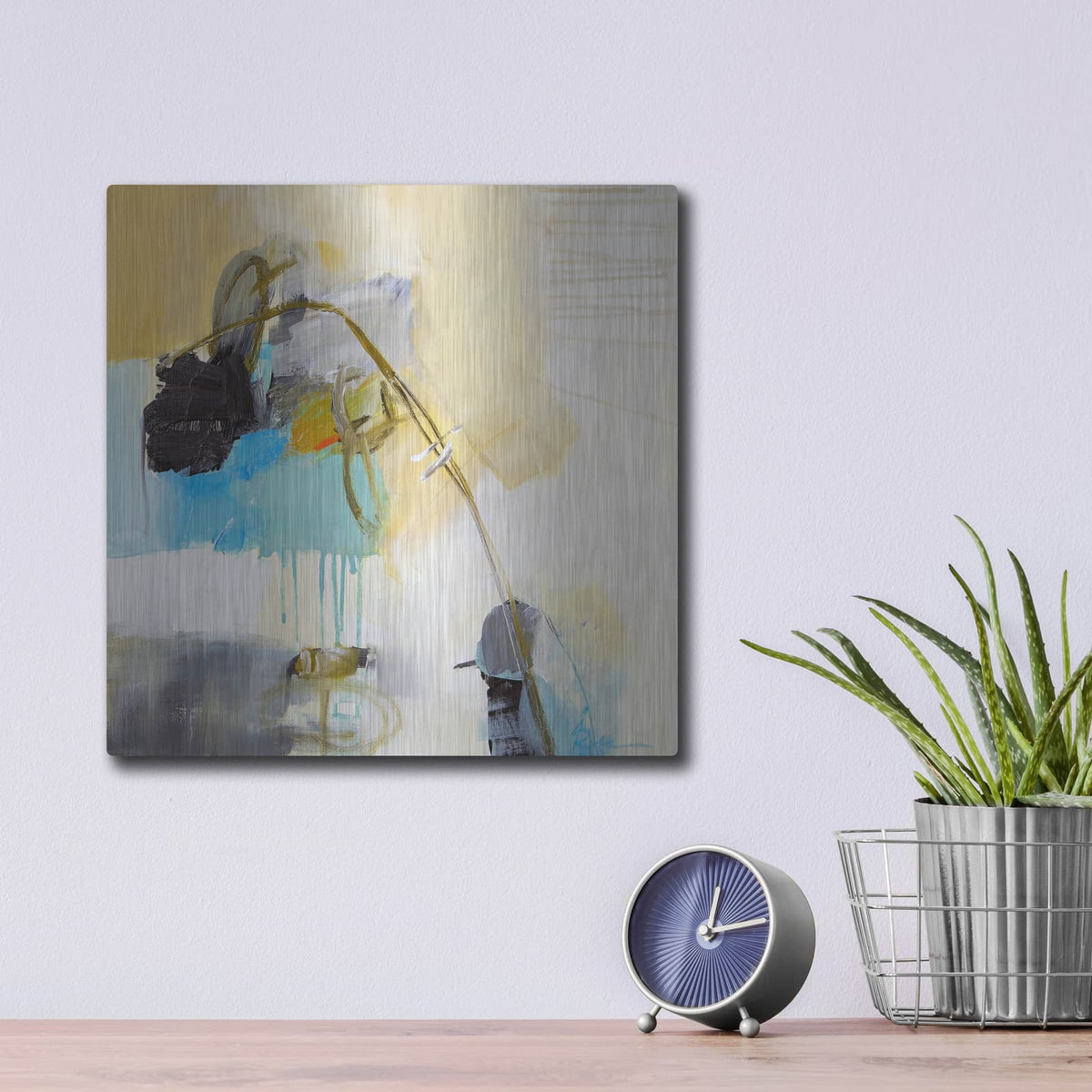 'Untitled 24' by Ira Ivanova – Metal Wall Art, 12x12 room view
