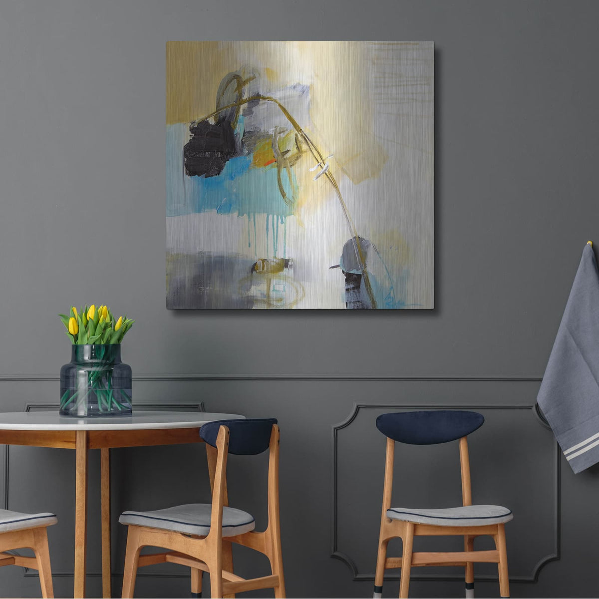'Untitled 24' by Ira Ivanova – Metal Wall Art, 36x36 room view