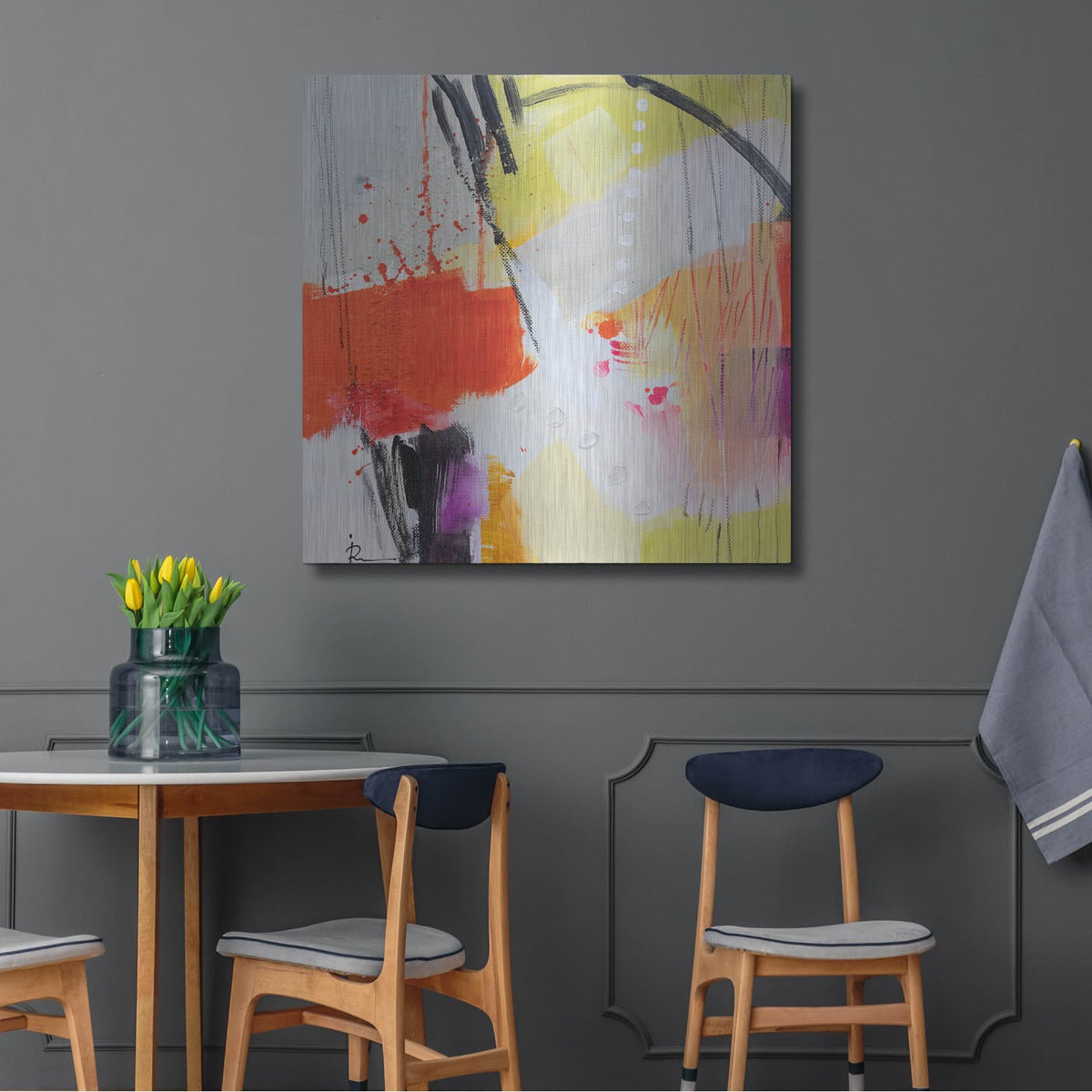 'Untitled 304' by Ira Ivanova – Metal Wall Art, 36x36 room view