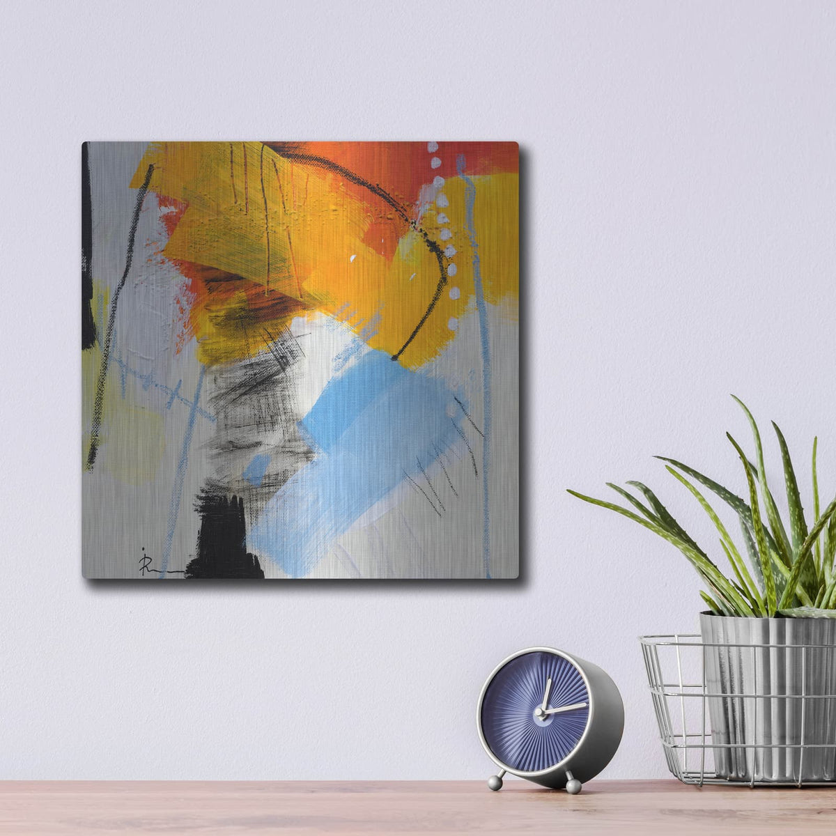 'Untitled 306' by Ira Ivanova – Metal Wall Art, 12x12 room view