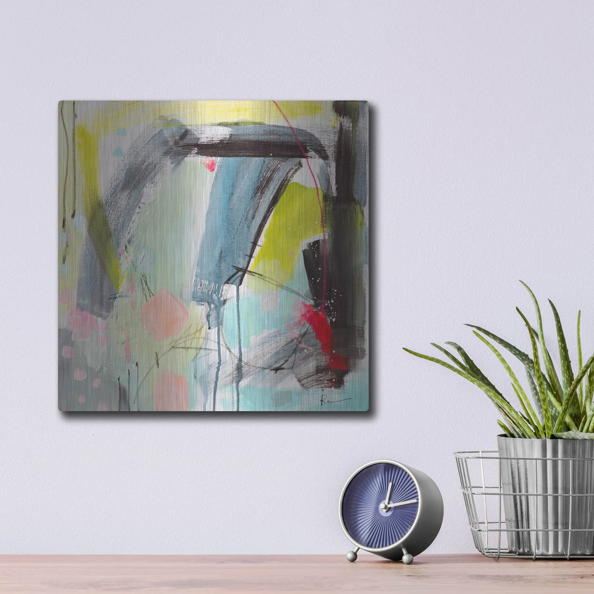 'Untitled 44' by Ira Ivanova – Metal Wall Art, 12x12 room view