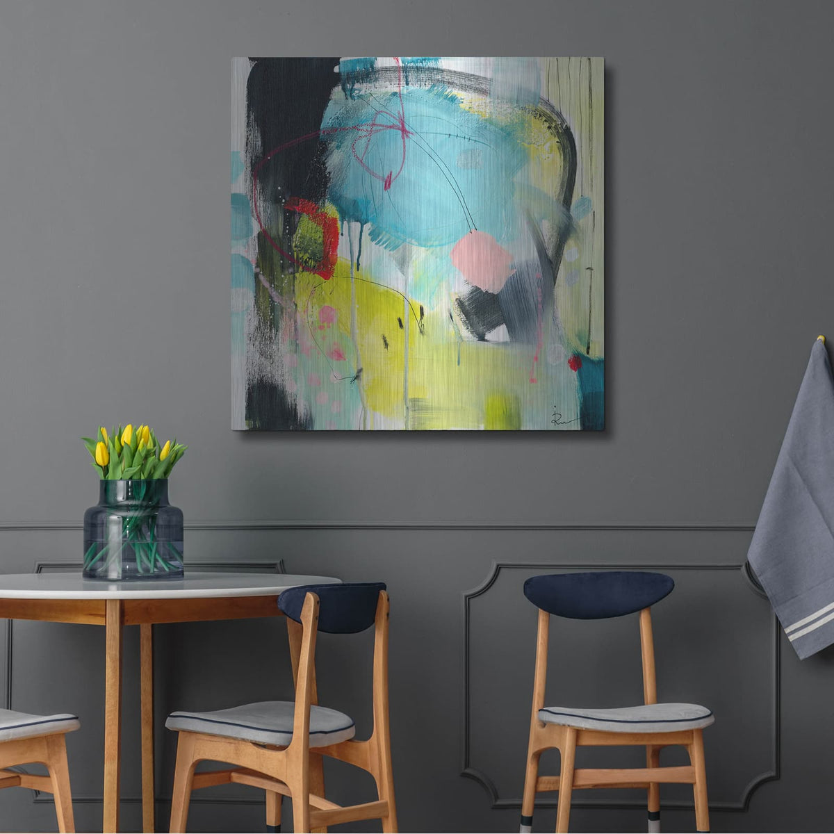 'Untitled 45' by Ira Ivanova – Metal Wall Art, 36x36 room view