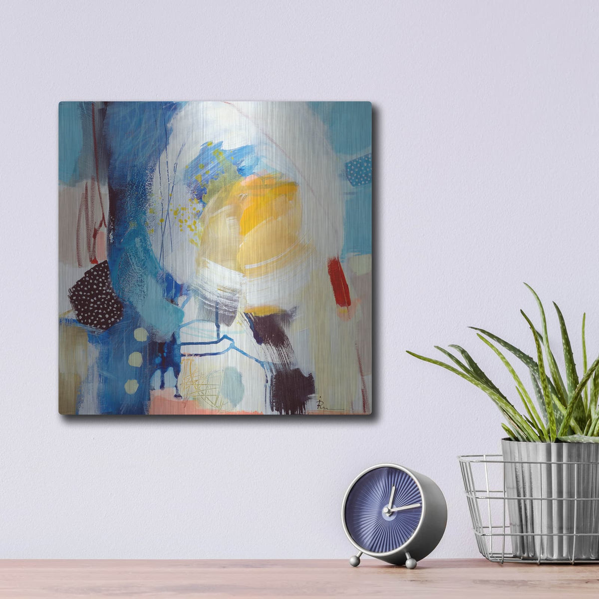 'Untitled 48' by Ira Ivanova – Metal Wall Art, 12x12 room view