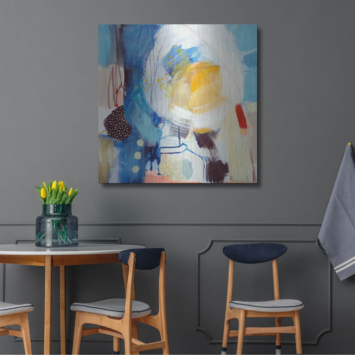 'Untitled 48' by Ira Ivanova – Metal Wall Art, 36x36 room view
